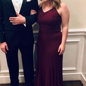 LuLu’s Bridesmaids Dress- burgundy